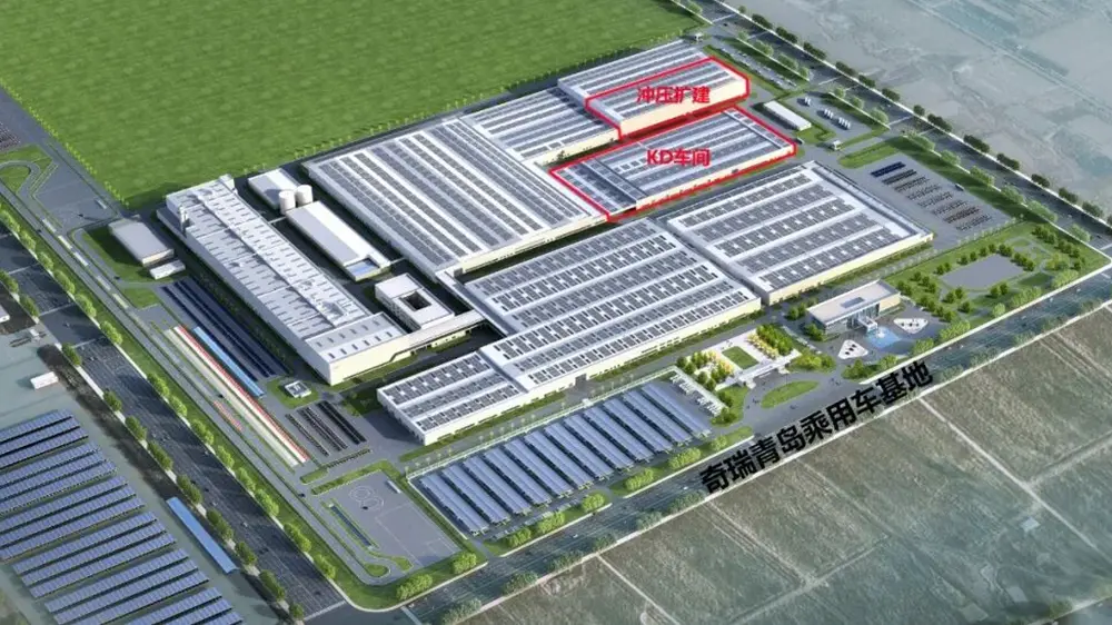 Projekt izgradnje radionice za proizvodnju dijelova Chery KD na gredi, EIHE je realizirao projekt izgradnje baze Chery Automobile Qingdao osvojio je ponudu 