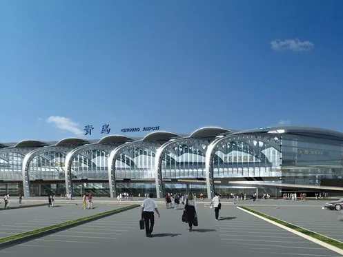 Terminal zračne luke s čeličnim okvirom