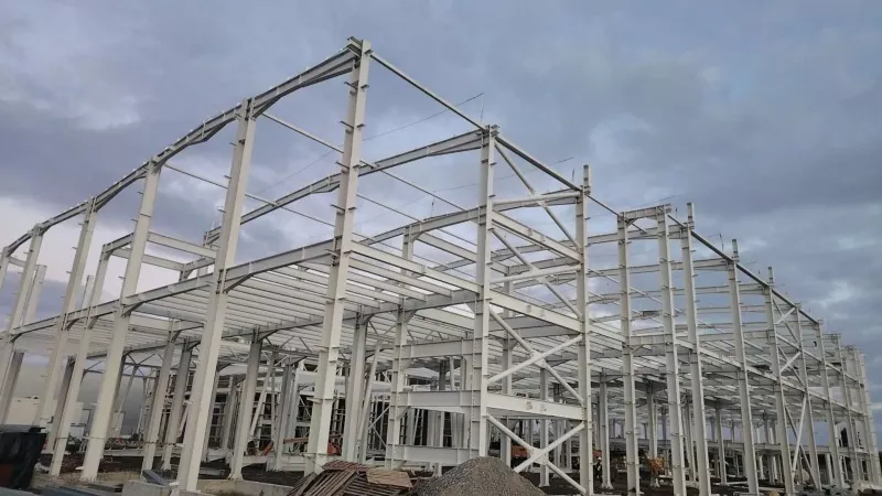 Multi Layer Steel Construction Industrial Workshop