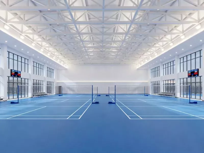 Čelična konstrukcija unutarnje dvorane za badminton