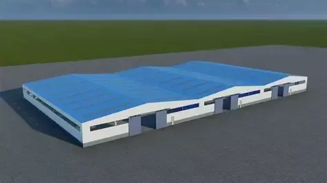 Sastavljeno skladište lake čelične konstrukcije