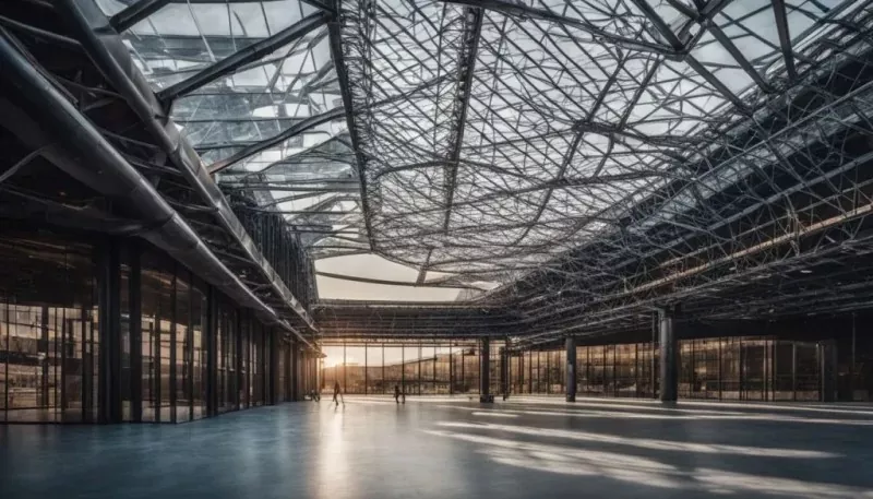 Stanice s čeličnim okvirom Space Grid