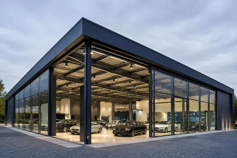 Izgradnja salona automobila s čeličnim okvirom