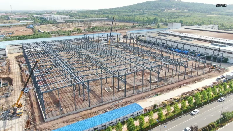 Čelična konstrukcija Skladištenje kemikalija Izgradnja skladišta