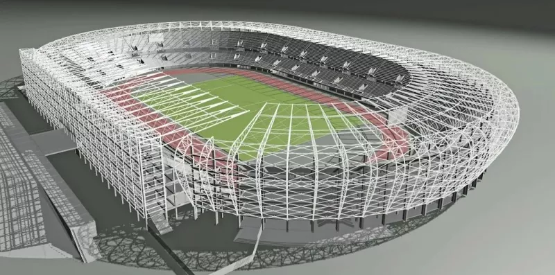 Čelična konstrukcija Stadion na otvorenom
