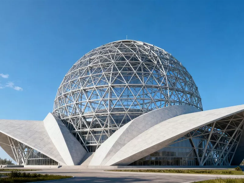 Planetarij s čeličnom konstrukcijom